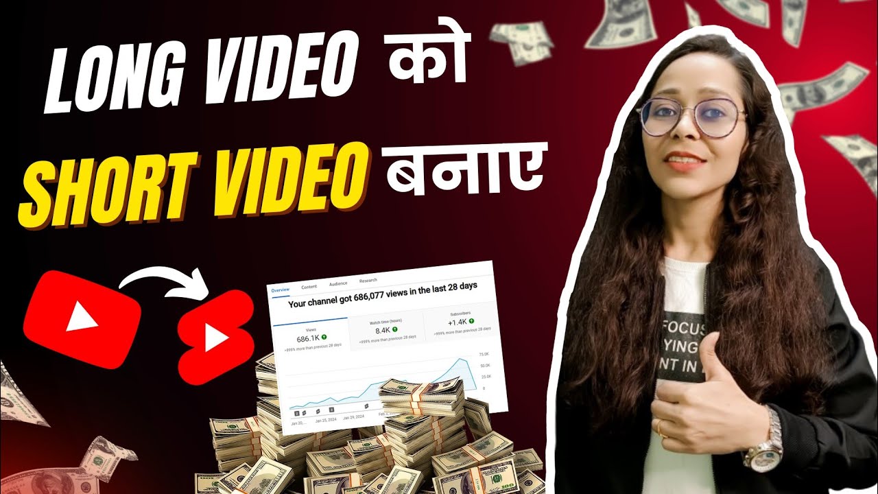Long Video Se Shorts कैसे बनाये || How To Make Long Video Into Short | Short Video Kaise Banaye