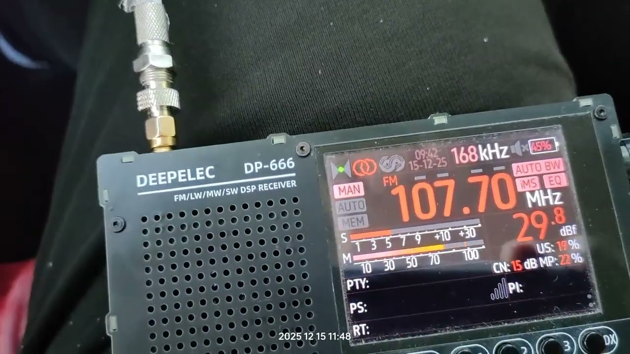 FM DX Reepion via tropo radios from Italy in Loutsa Greece 15/12/2025
