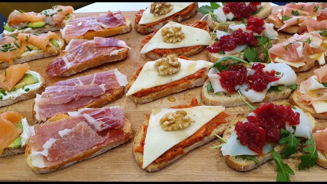 Montaditos fríos y fáciles SIN COCINAR