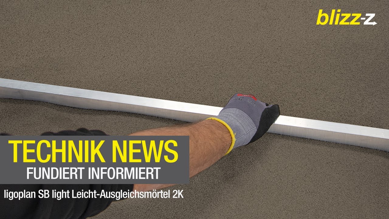 Technik News - fundiert informiert | ligoplan SB light Leicht-Ausgleichsmörtel 2K