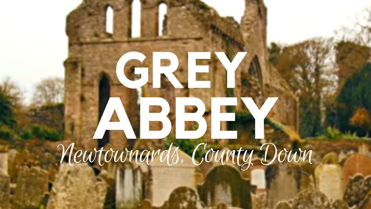 Grey Abbey in Newtownards, County Down - Northern Ireland. Greyabbey Estate-Monastery of Greyabbey