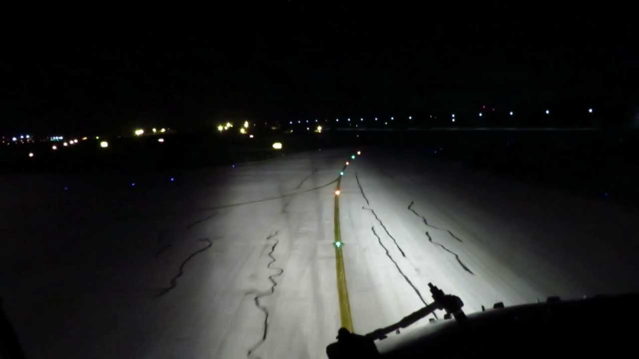 Night landing into Malta