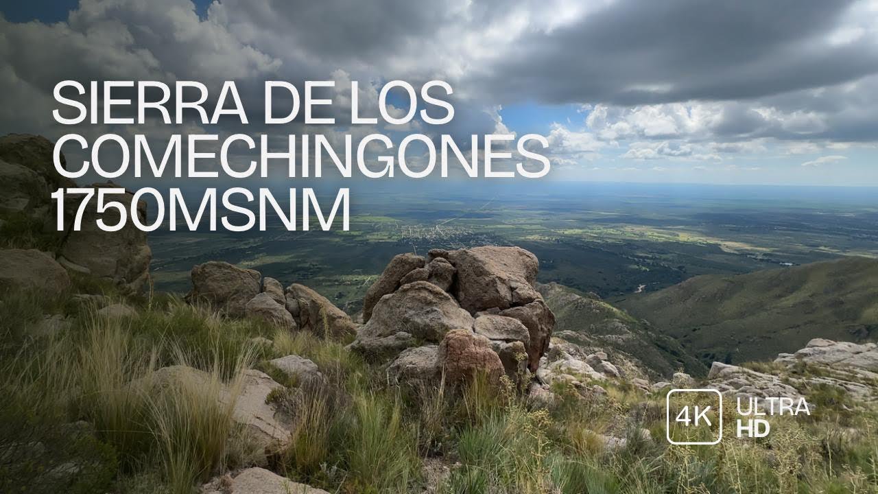 Sierra De Los Comechingones Desde Altos Del Condor 1750msnm