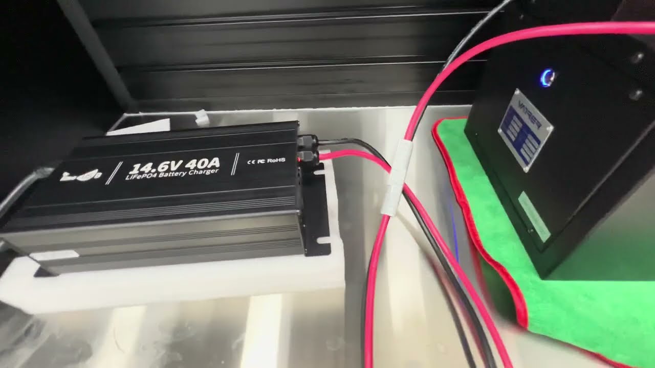 Timeusb 40amp lithium battery charger from Amazon.