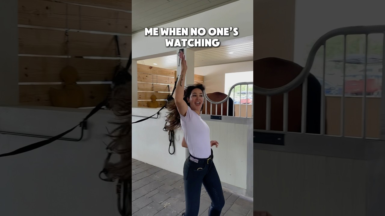 Anyone else? 😂 #limbo #equestrian #horsegirl #equestrianlife #horses #barn #equestrianhumor #horse