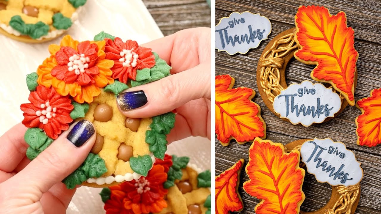 Decorated Cookie Ideas for Thanksgiving