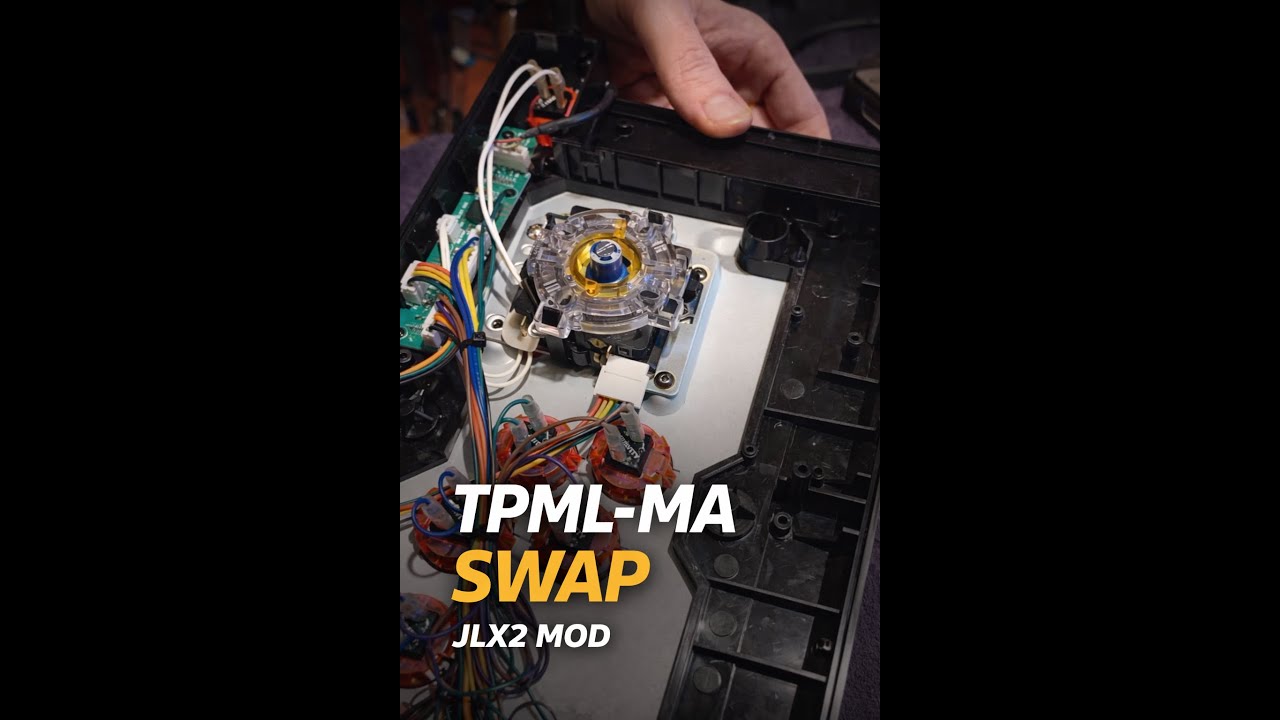Sanwa JLX2 to TPML-MA Silent adjustable PCB Upgrade