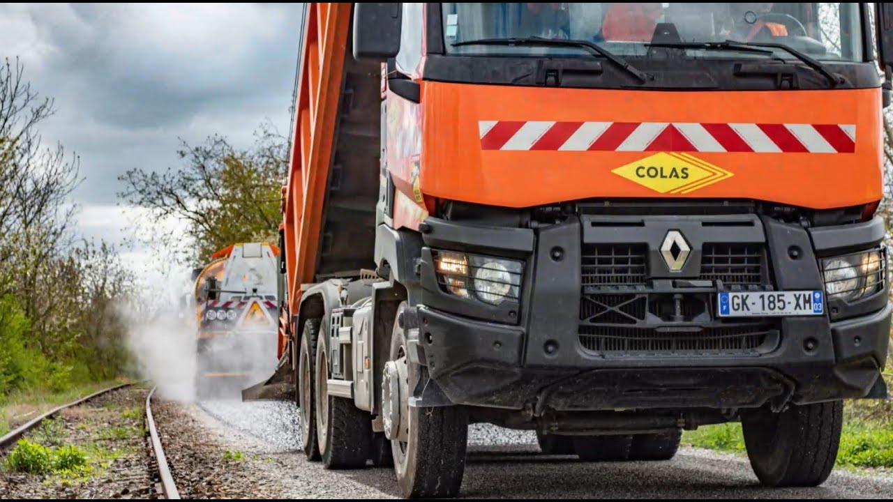 Réalisation par COLAS de la Voie Verte Saint-Pourçain-sur-Sioule - Gannat