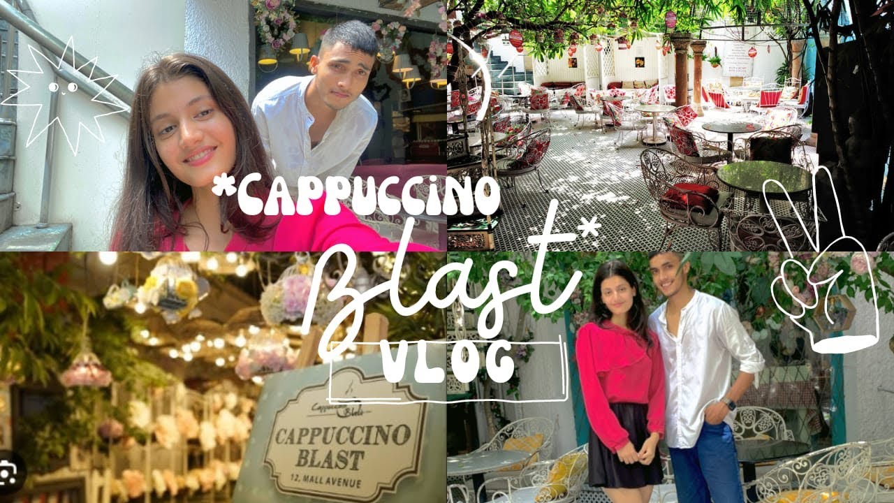 Cappuccino blast 💥 cafe & pitstop || lucknow best restaurant / lucknow best cafe || hazratganj 📍