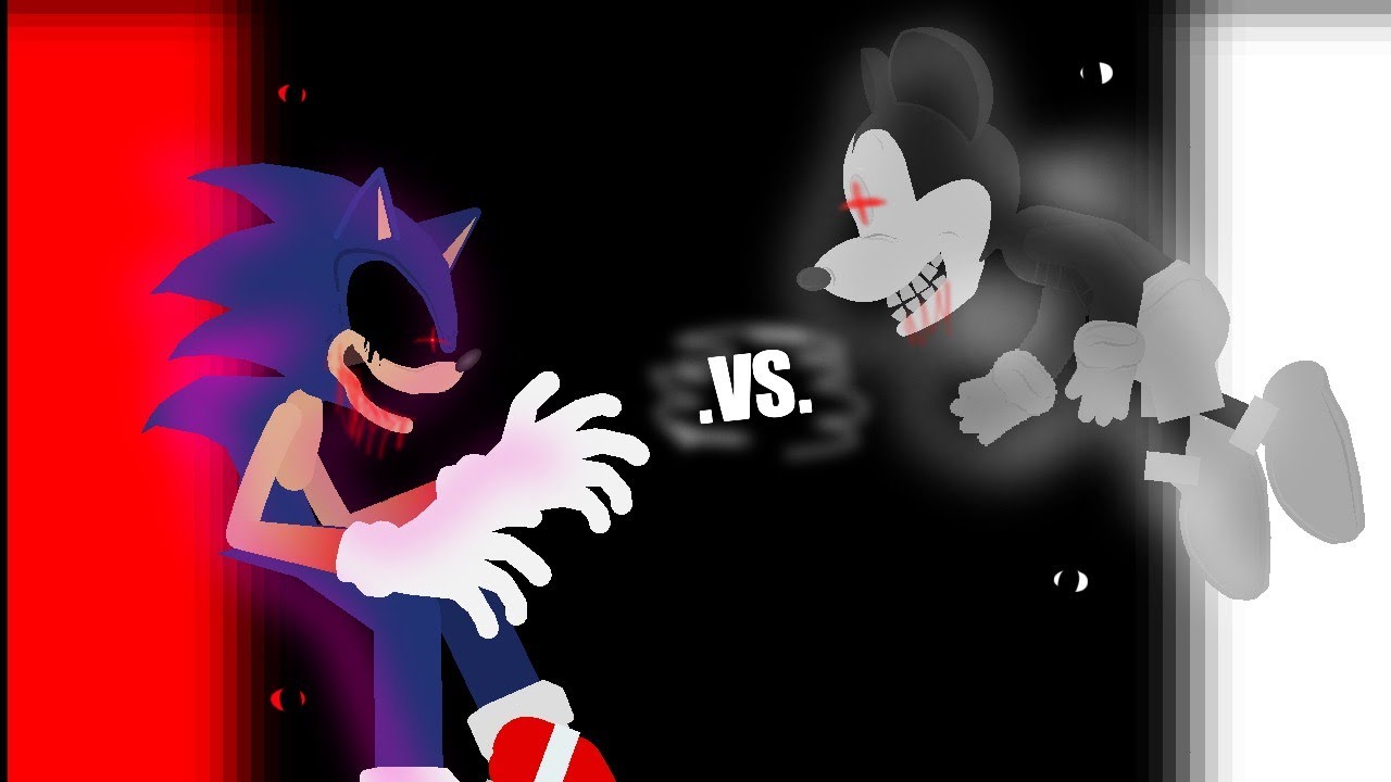 Suicide Mouse.avi vs. Sonic.EXE (Battle Animation)