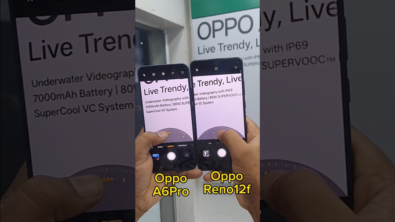 Oppo A6 Pro Vs Oppo Reno 12f Camera Zoom Test