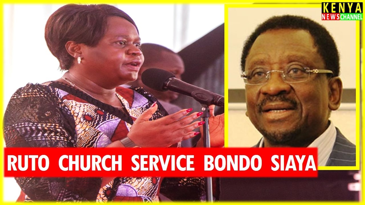 Orengo ABSENT as Gladys Wanga welcomes Ruto to Siaya during Church Service at ACK Bondo