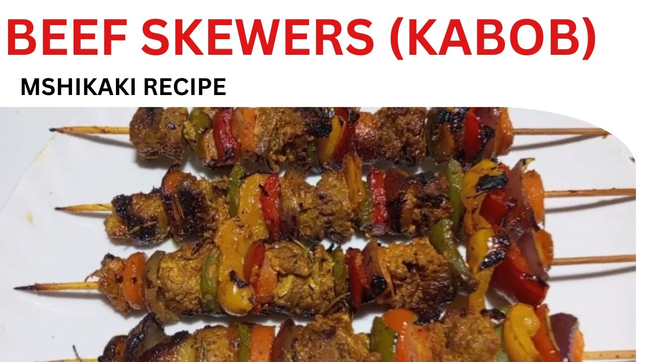 Mouthwatering Kenyan Street Food//Mshikaki// Marinated beef kababs