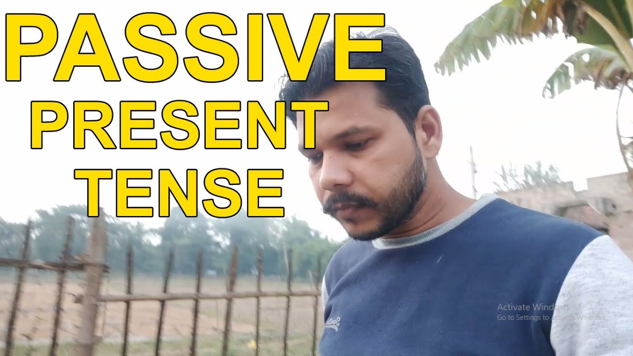 PASSIVE PRESENT TENSE FOR BEGINNERS