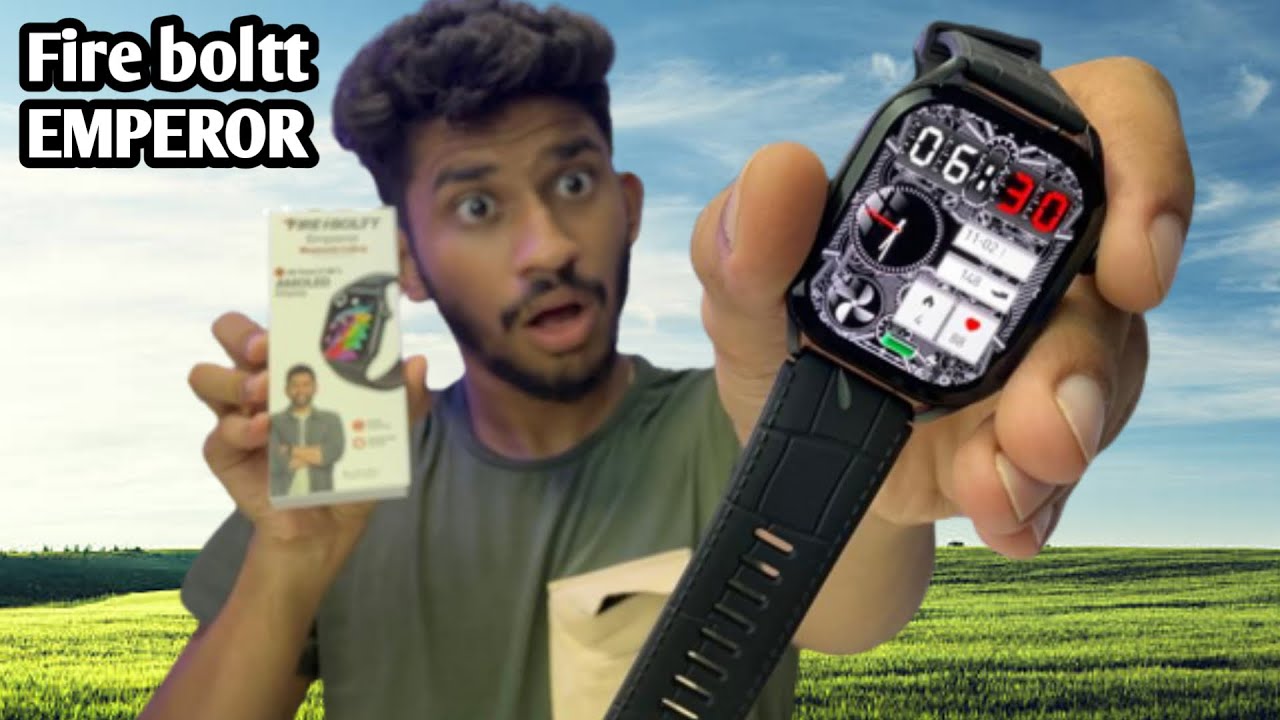 Fire -Boltt Emperor AMOLED Display Calling Smart Watch Unboxing and review 🤦🏻&hellip;.