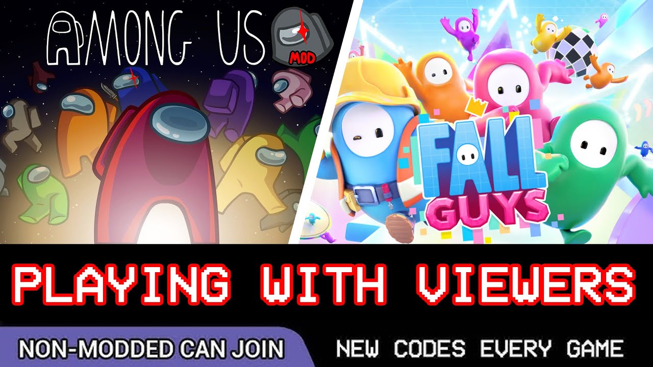AMONG US / FALL GUYS Live Stream #373 | PLAYING WITH VIEWERS