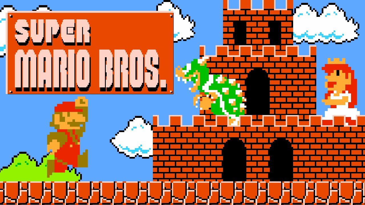 Super Mario Bros. - Full Game Walkthrough | 100% No Damage Gameplay (All Levels)