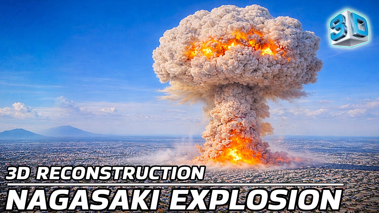 3D Reconstruction of Nagasaki&rsquo;s Atomic Explosion.