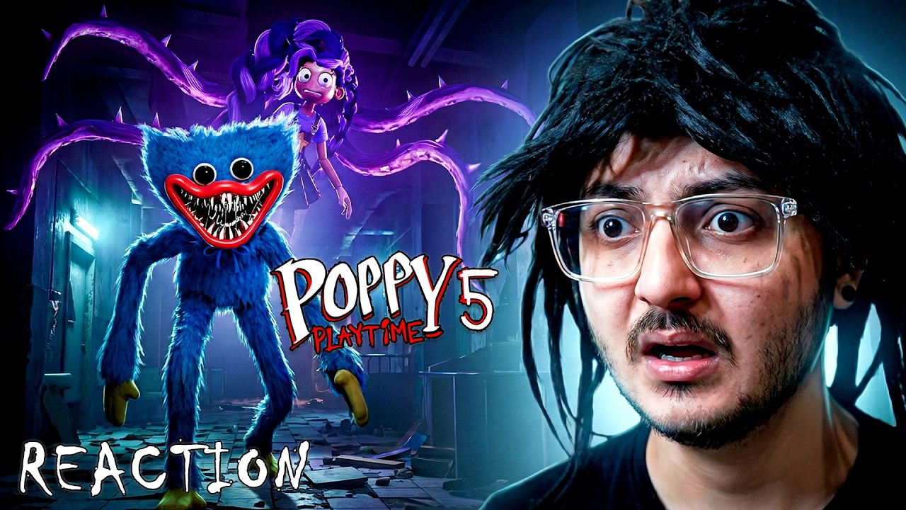 YE HUGGY SE BHI JYADA DANGEROUS HAI 💀 (New Monster) | POPPY PLAYTIME CHAPTER 5 TRAILER REACTION