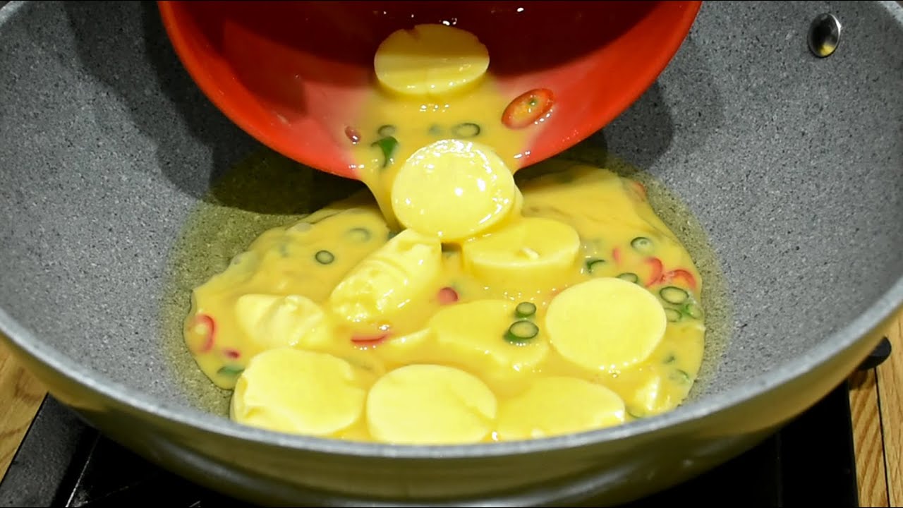 Goreng Tauhu Telur bersama Telur, Menu Jimat Tapi Mengenyangkan Dan Sedap !
