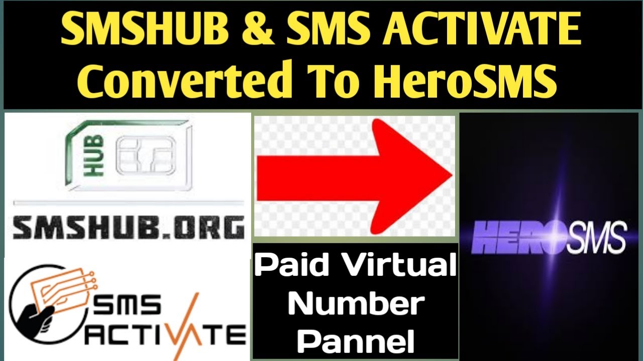 SMSHUB & SMS-ACTIVATE Converted To HeroSMS | SMSHUB & SMS-Activate এখন পরিবর্তিত হয়ে গেছে HeroSMS এ