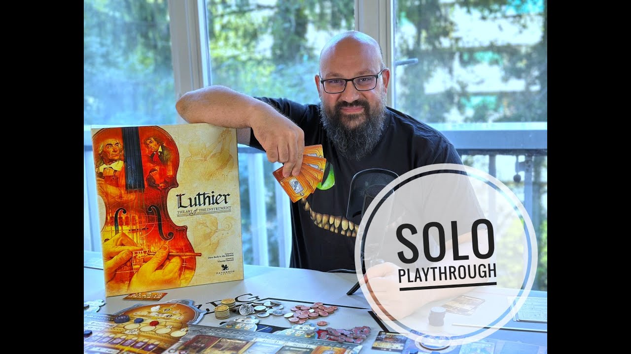 Luthier board game | solo | playthrough