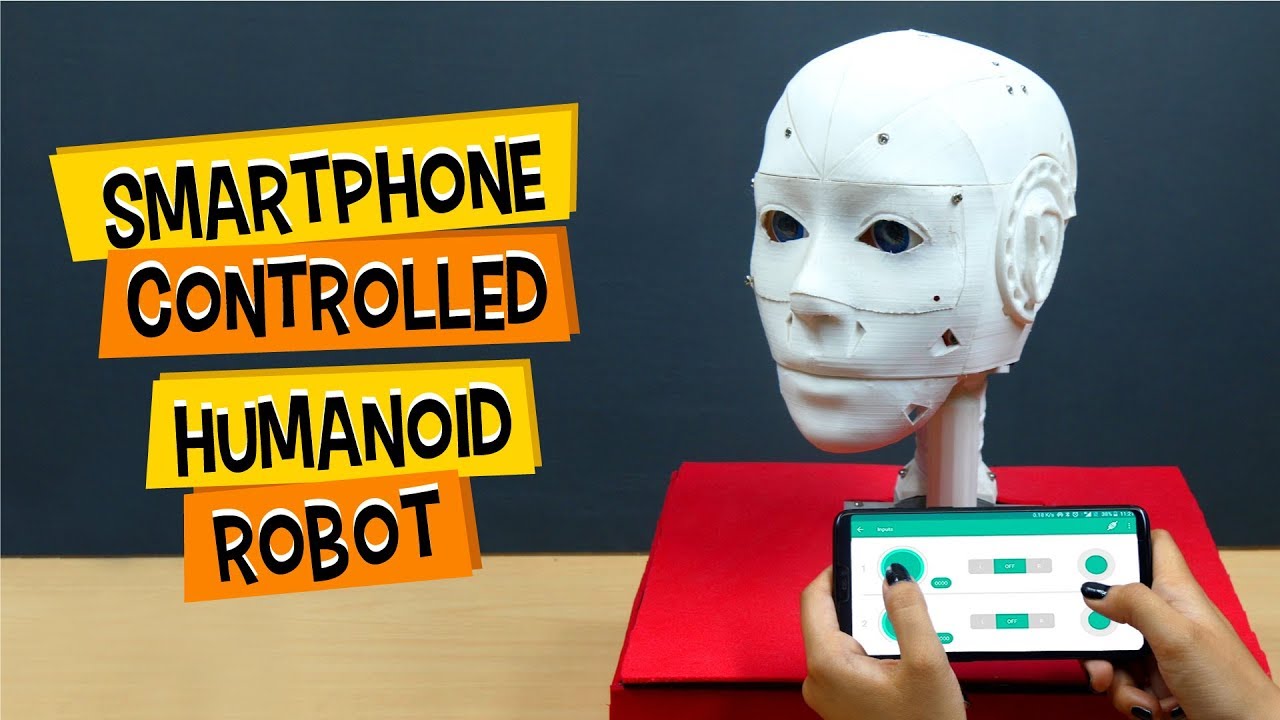 InMoov Robot - How to Make Your Own Smartphone Controlled Humanoid Robot | DIY Projects