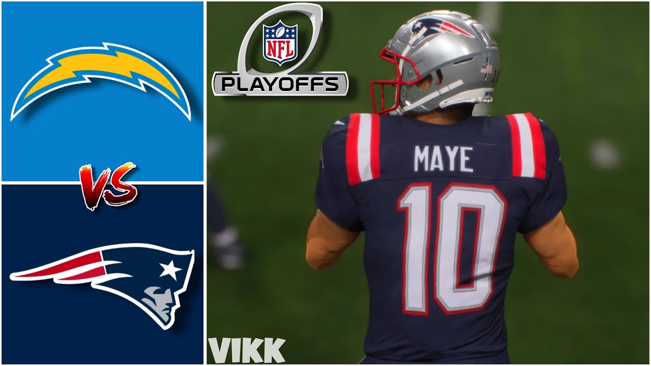 Chargers vs Patriots Wild Card Playoff Full Game Simulation | Madden 26