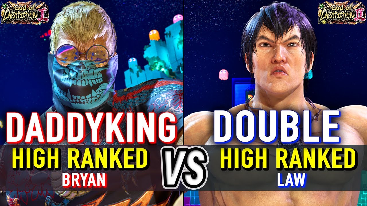 T8 🔥 DADDYKING (Bryan) vs DOUBLE (Law) 🔥 Tekken 8 High Level Gameplay