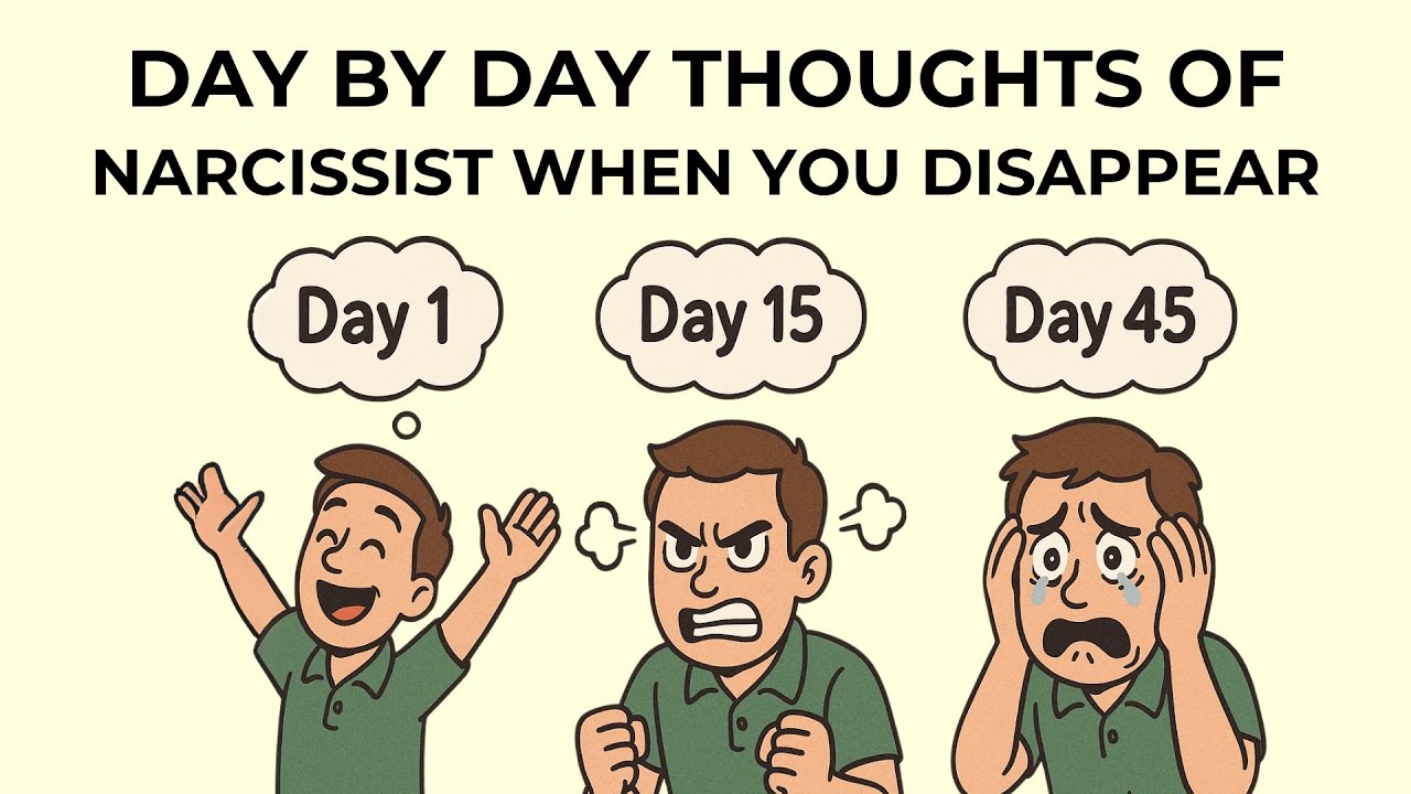 What Happens in Narcissist's Mind When You Disappear (Day by Day)