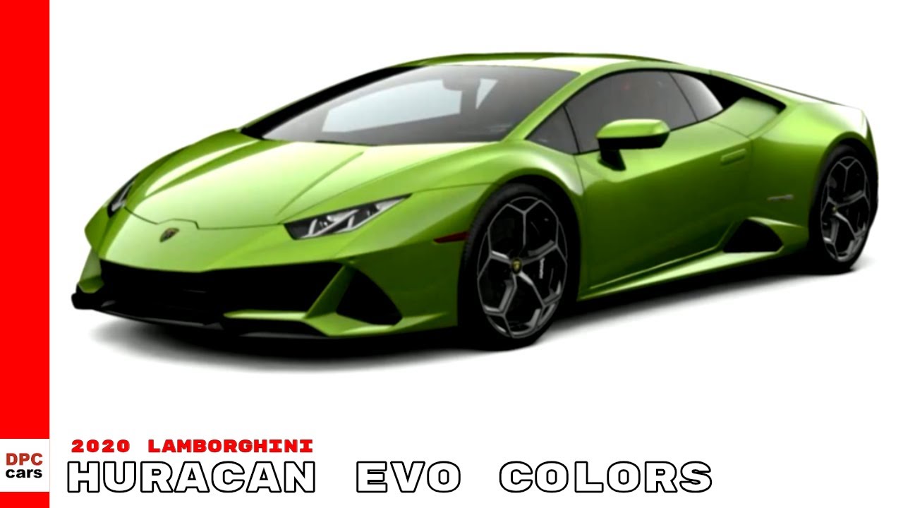 2020 Lamborghini Huracan EVO Colors