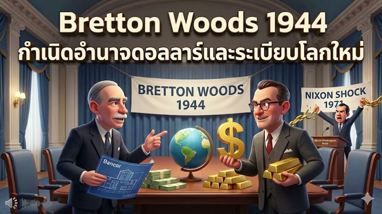 Bretton Woods 1944 กำเนิดอำนาจดอลลาร์และระเบียบโลกใหม่