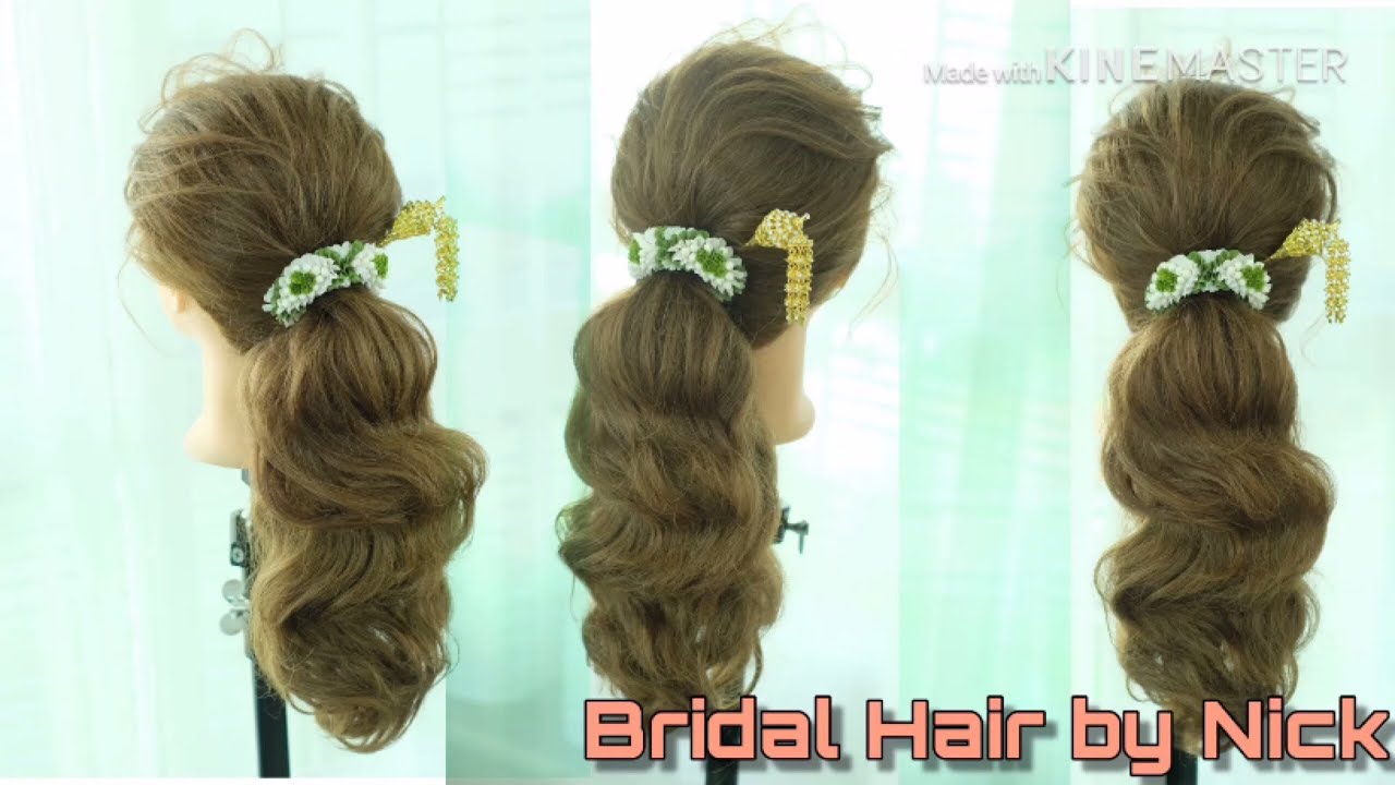 ผมเจ้าสาว Bridal hair ทรงฟุ้ง ทรงผมเจ้าสาว Bride hairdo