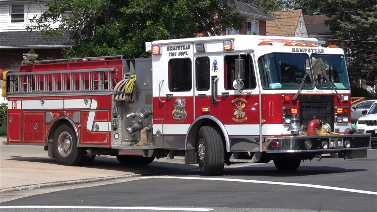 Hempstead Fire Department Engine 727 Responding 6/16/24