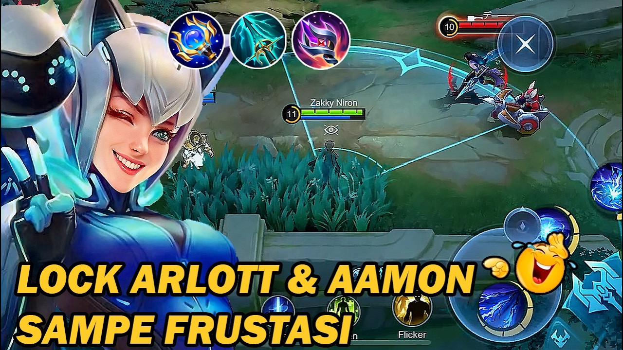 EUDORA MODE SEMAK!! LOCK ARLOTT & AAMON SI PALING JAGO SAMPE KESAL‼️- MLBB