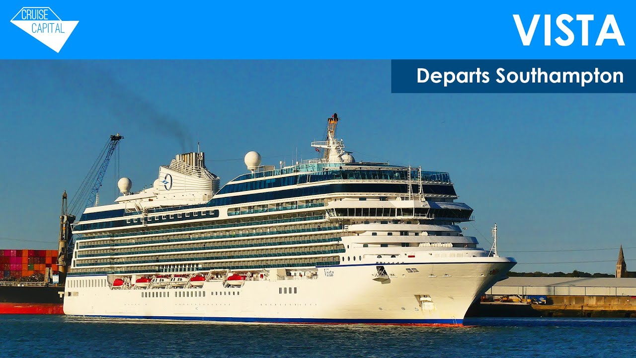 Vista departs Southampton (25/08/2025)