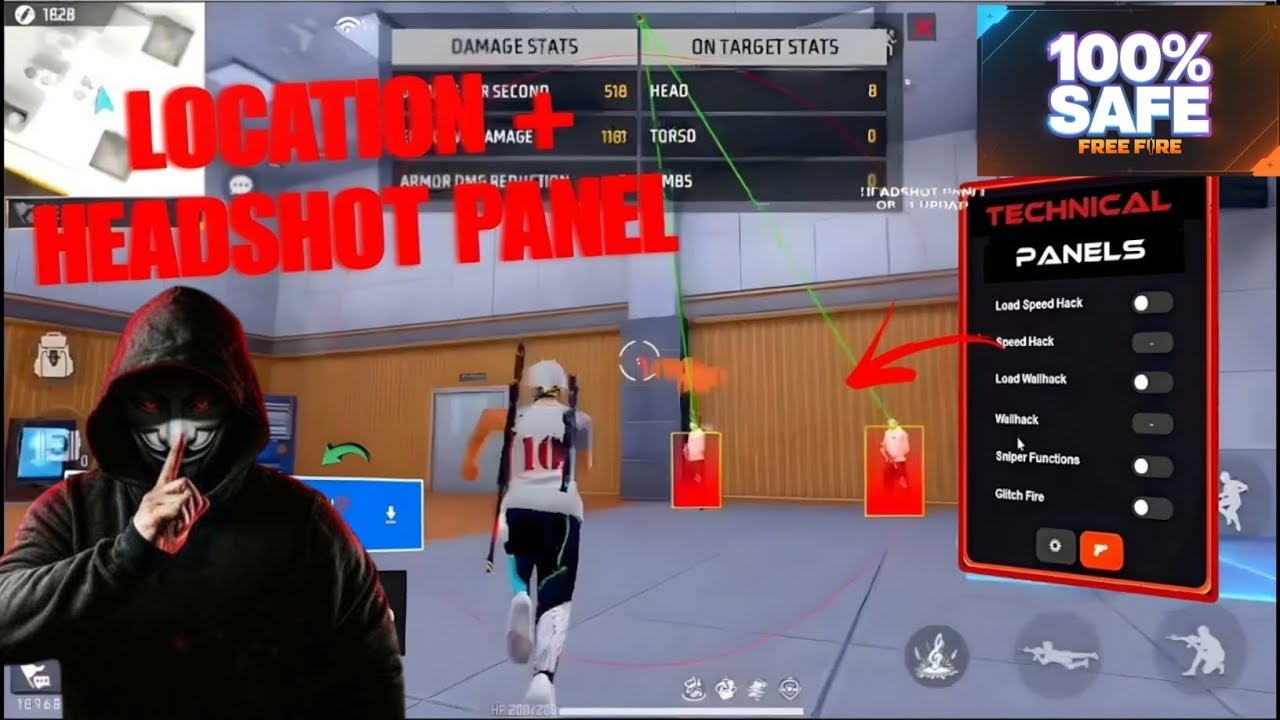 LOCATION+ AIMBOT FREE PC PANEL OB51 || FATHER OF ALL PANEL 😈 MAIN ID SAFE PC 
