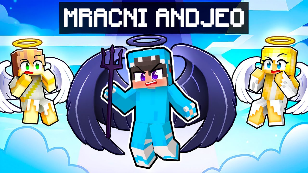 POSTAO SAM MRACNI ANDJEO U MINECRAFTU!