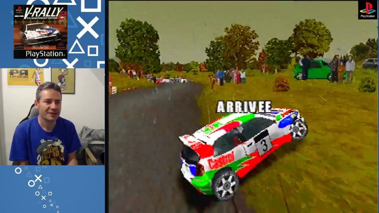 il en a encore sous le capot - V-RALLY 2 (PS1 - PAL FR) 1999