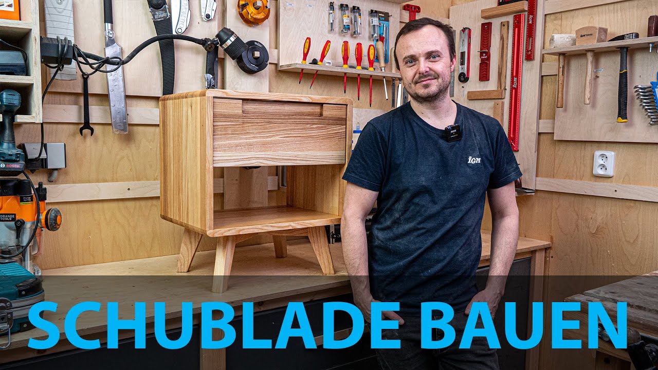 Einen Nachttisch mit Schublade bauen | IGM Werkzeuge and Maschinen
