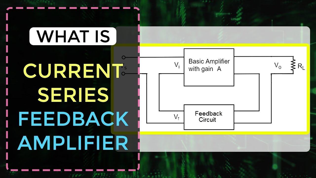 What is a Current Series Feedback Amplifier | Electronic Devices & Circuits
