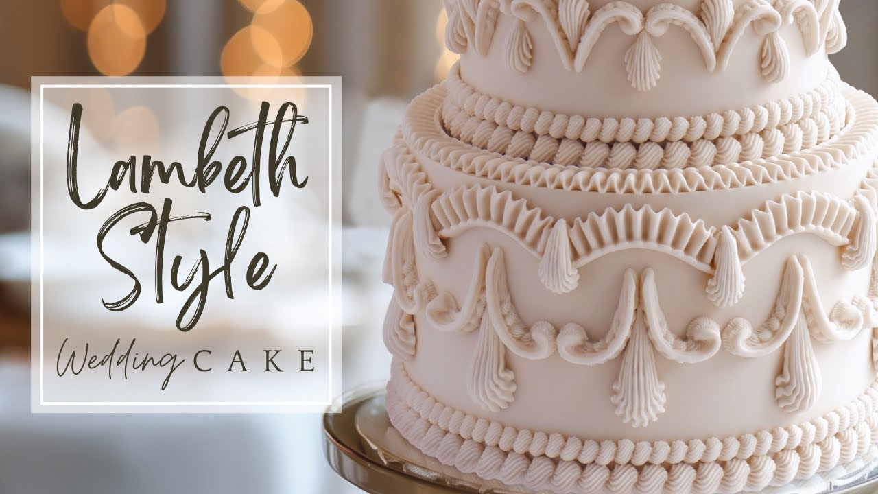 Lambeth Style Wedding Cake