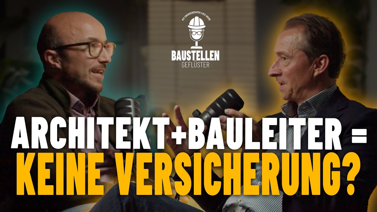 Haftung, Bauleitung & Risiko im Bau erklärt | Podcast mit Versicherungsexperten Harald Zimmermann