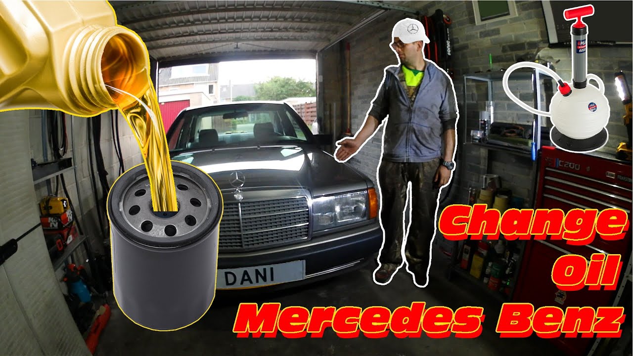 Oil Change Mercedes Benz 190E W201
