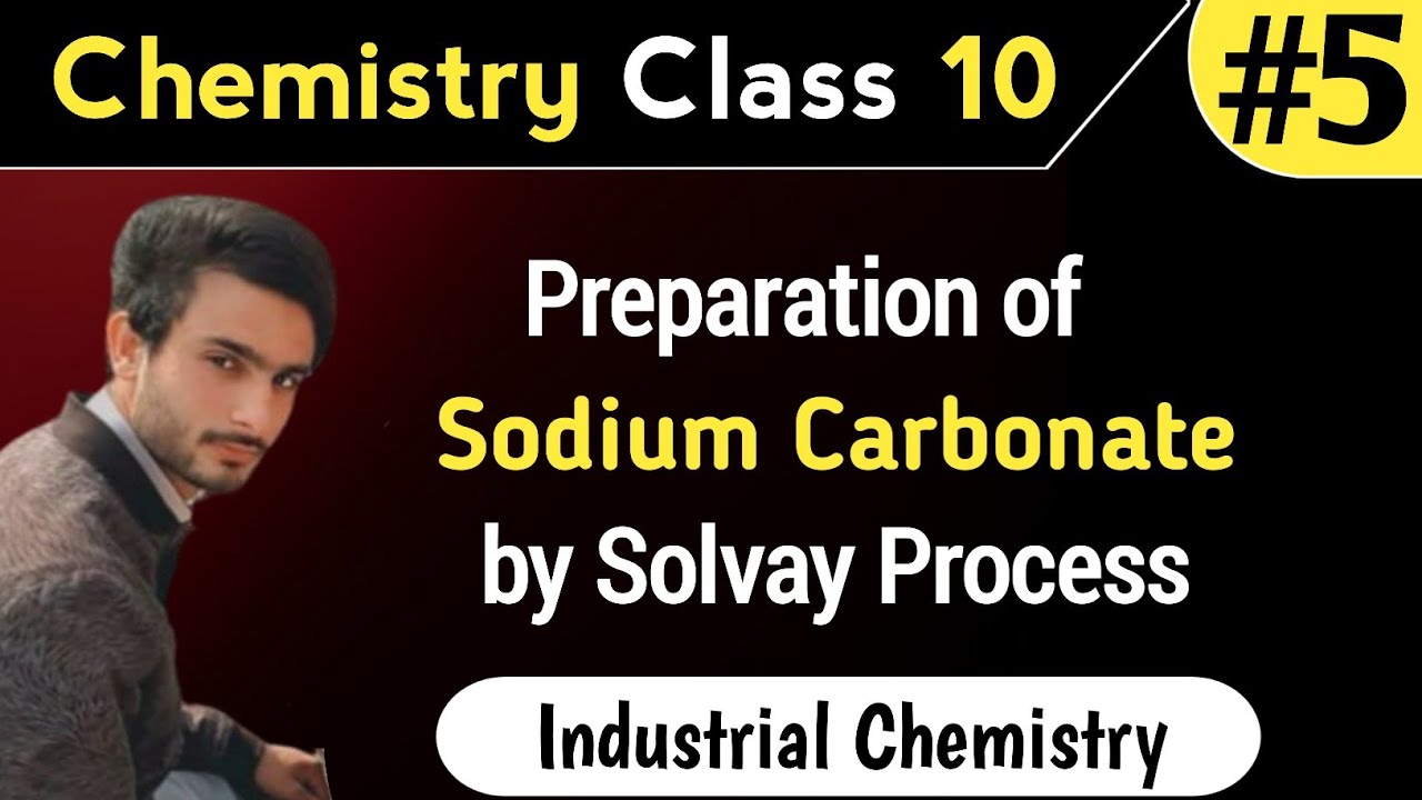 Preparation of sodium carbonate by solvay process| In Pushto | By Ibrar Sir