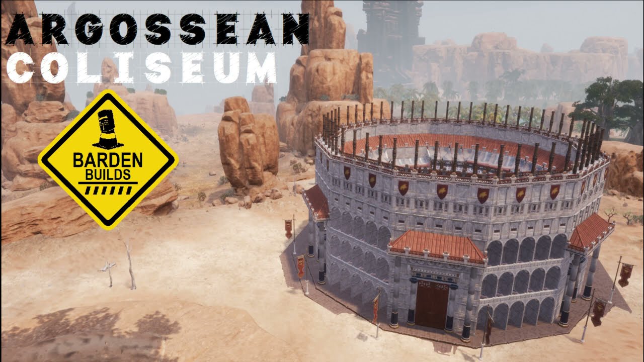 Conan Exiles: Argossean Coliseum (Speed Build/ No Mods)