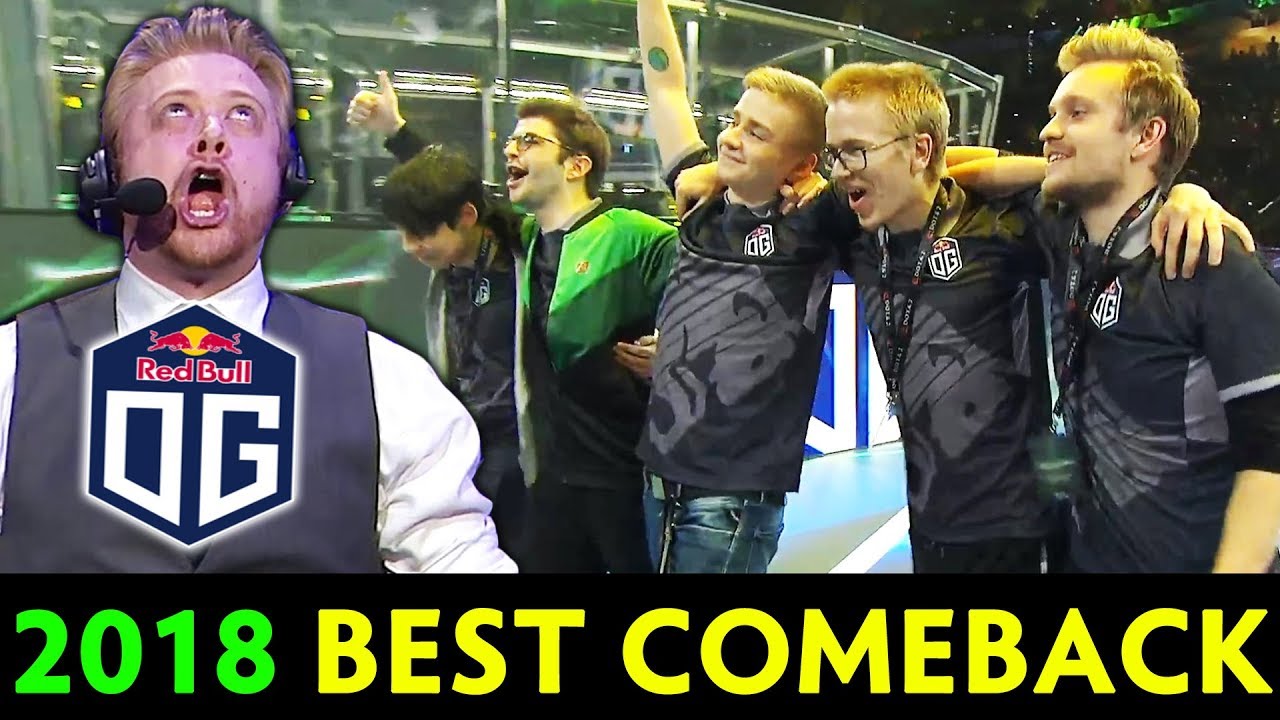 ЛУЧШИЙ КАМБЕК 2018 &mdash; ЛУЧШИЙ ХАЙП комментатор OG vs LGD TI8