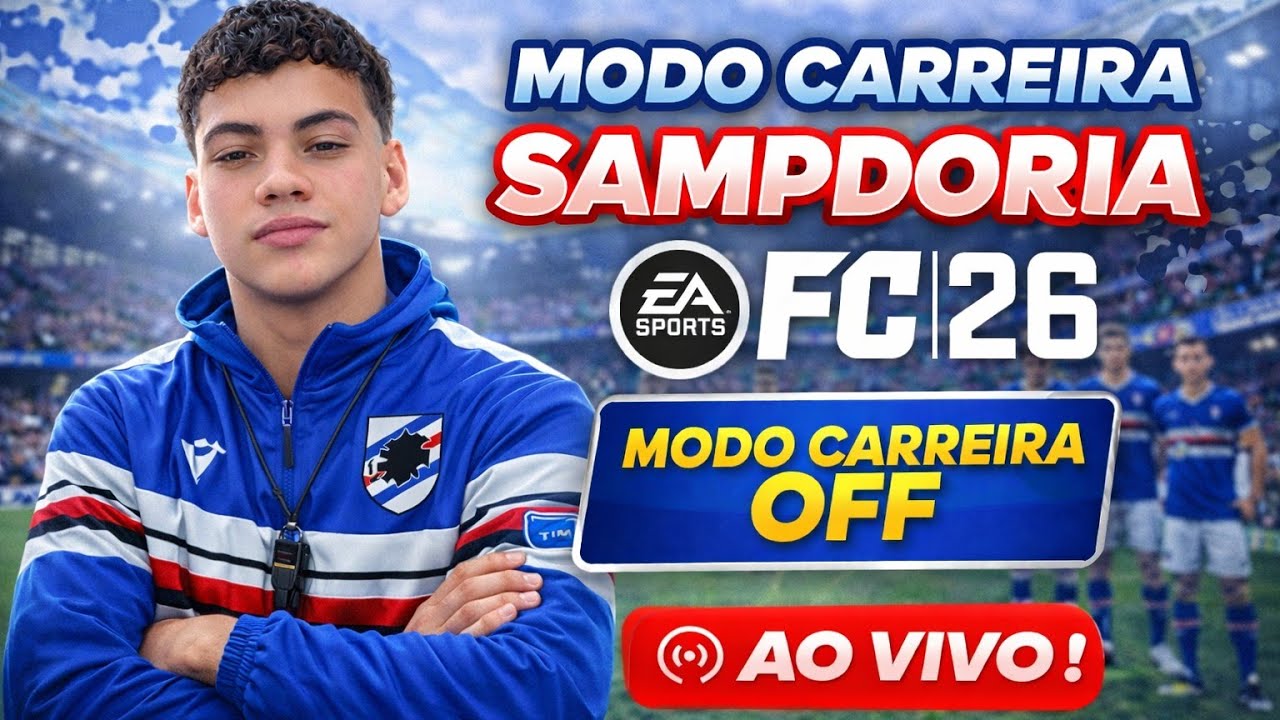 🔵⚪🔴 MODO CARREIRA SAMPDORIA