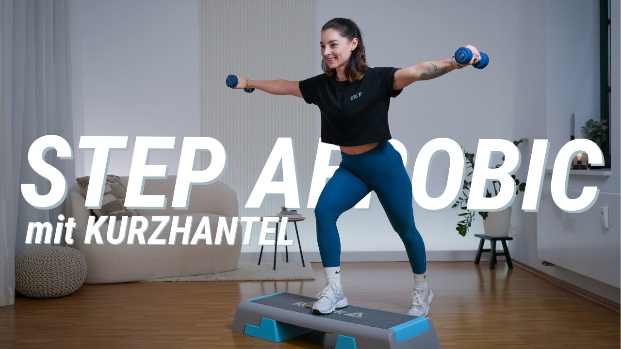 Step Choreo meets Kraft | Abfolge mit Kurzhantel | Cardio mit Kraft | 3 Blöcke 32 Counts | EasyStep