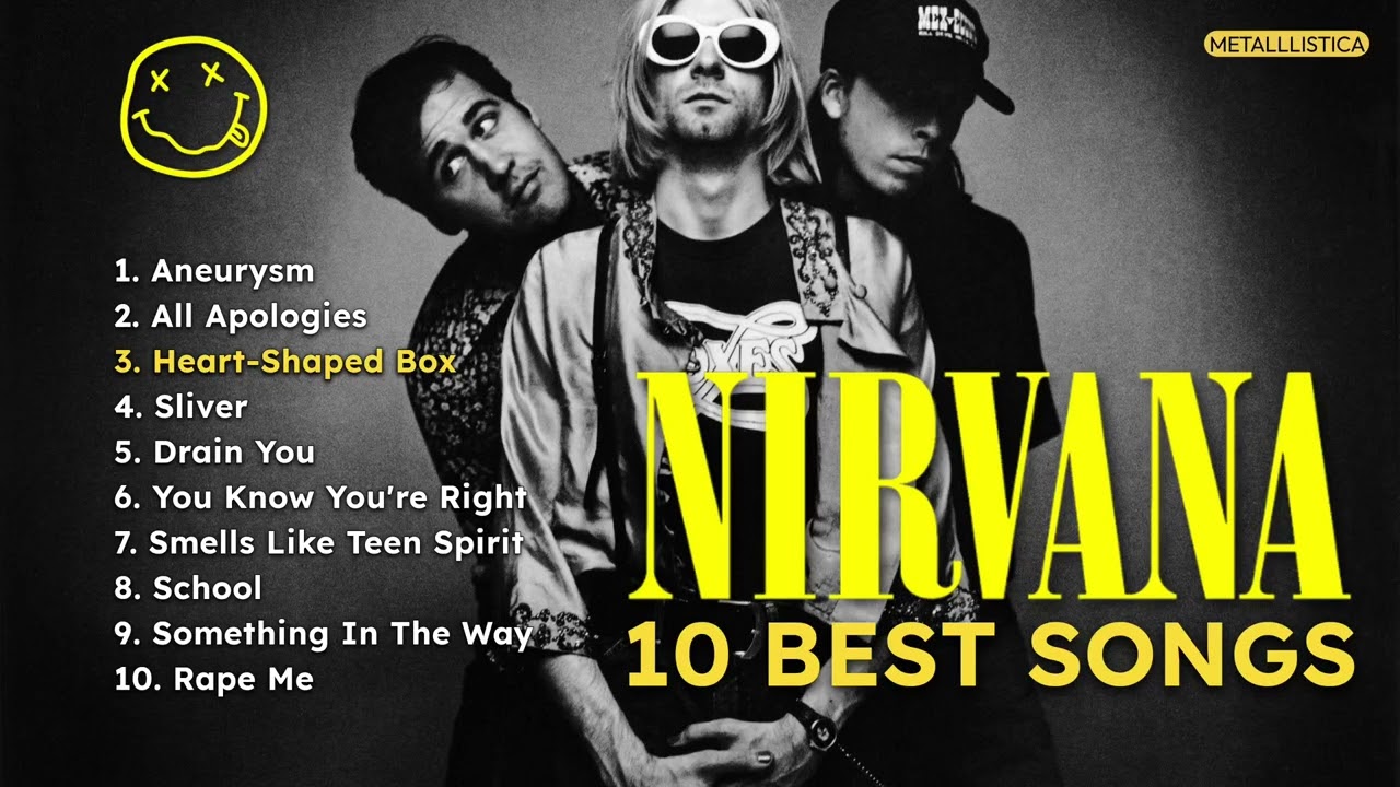 Nirvana - 10 Best Songs. METALLLISTICA version!
